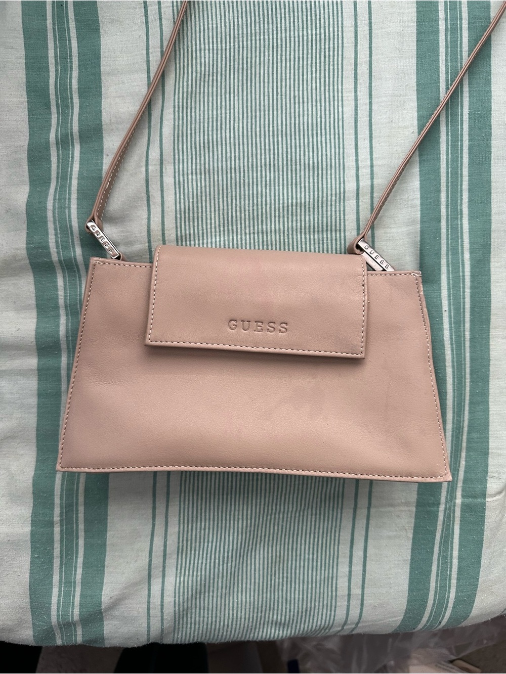 GUESS Beige/ Tan Crossbody Bag